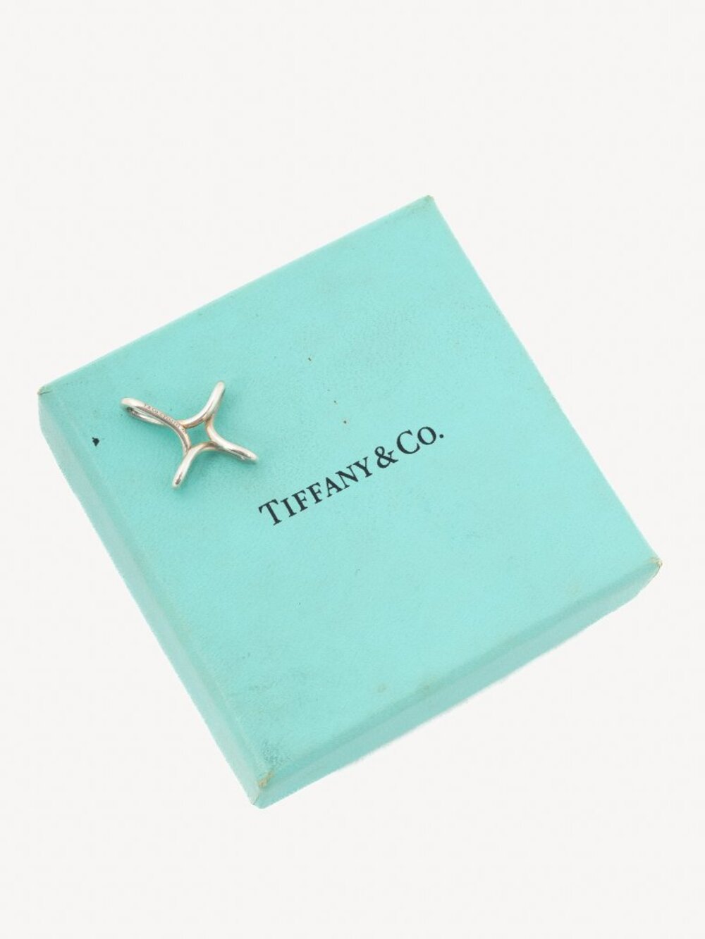Tiffany & Co. Elsa Peretti Infinity Cross Sterling Silver Pendant